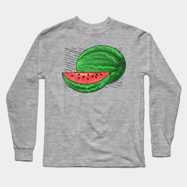 Melons Long Sleeve T-Shirt by gorillaprutt